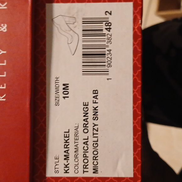 Tropical orange Kelly & Katie high heels 👠 - Picture 4 of 4